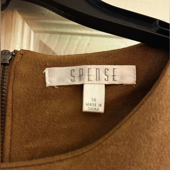 Spense Faux Suede Dress - Picture 2 of 5